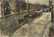 George Hendrik Breitner The Prinsengracht at the Lauriergracht, Amsterdam Spain oil painting artist